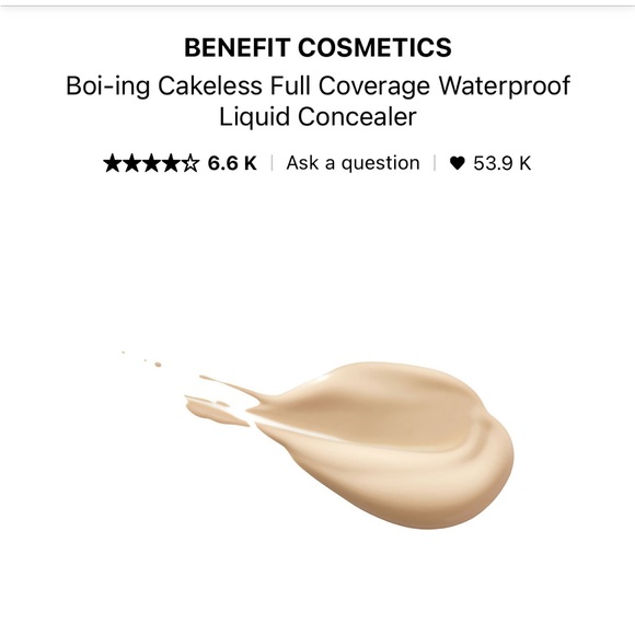 🎈3 for $30 Bundle Deal! Benefit Boi-ing Full Coverage Waterproof Concealer - Picture 3 of 11